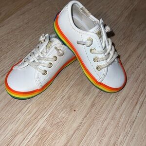 Keds - White Leather Sneakers - Toddler Size 5